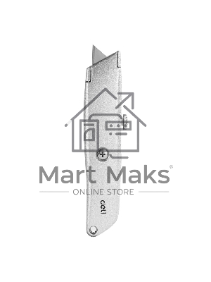 Универсальный нож с Т-образным лезвием Deli DL4260 19мм, длина 153 мм, в комплекте 3 лезвия SK5, алюминиевый корпус