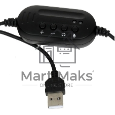 Гарнитура Ritmix RH-533 USB чёрный, проводная, USB