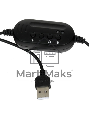 Гарнитура Ritmix RH-533 USB чёрный, проводная, USB
