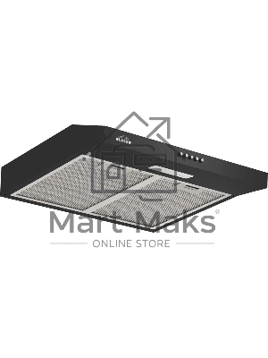 Вытяжка подвесная Elikor Eco ONE 50 BK чёрный, 50 см, 400 м³/ч, 51 дБ