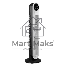 Вентилятор Centek CT-5083 белый/чёрный, напольный, 48 Вт, 3 скорости, колонный
