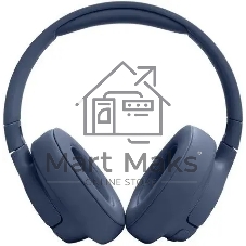 Беспроводные/проводные наушники JBL Tune 720BT синий, полноразмерные, Bluetooth + проводной, до 76 ч.