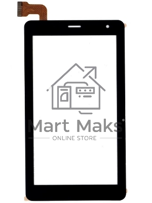 Сенсорное стекло (тачскрин) Prestigio Seed A7 PMT4337. черное
