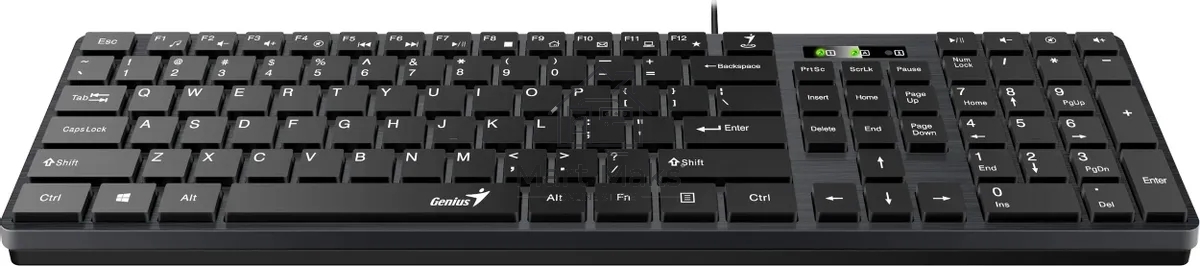Клавиатура Genius SlimStar 126 проводная, USB, черный