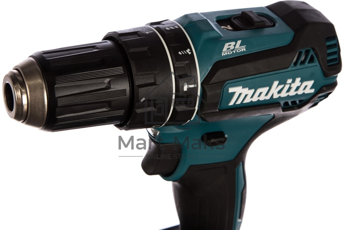 Аккумуляторная дрель-шуруповерт Makita DHP485SYE б\щет, 18В, 2х1.5 АчLi-ion, БЗП-13мм,0-500\1900об\м, 50\25Нм