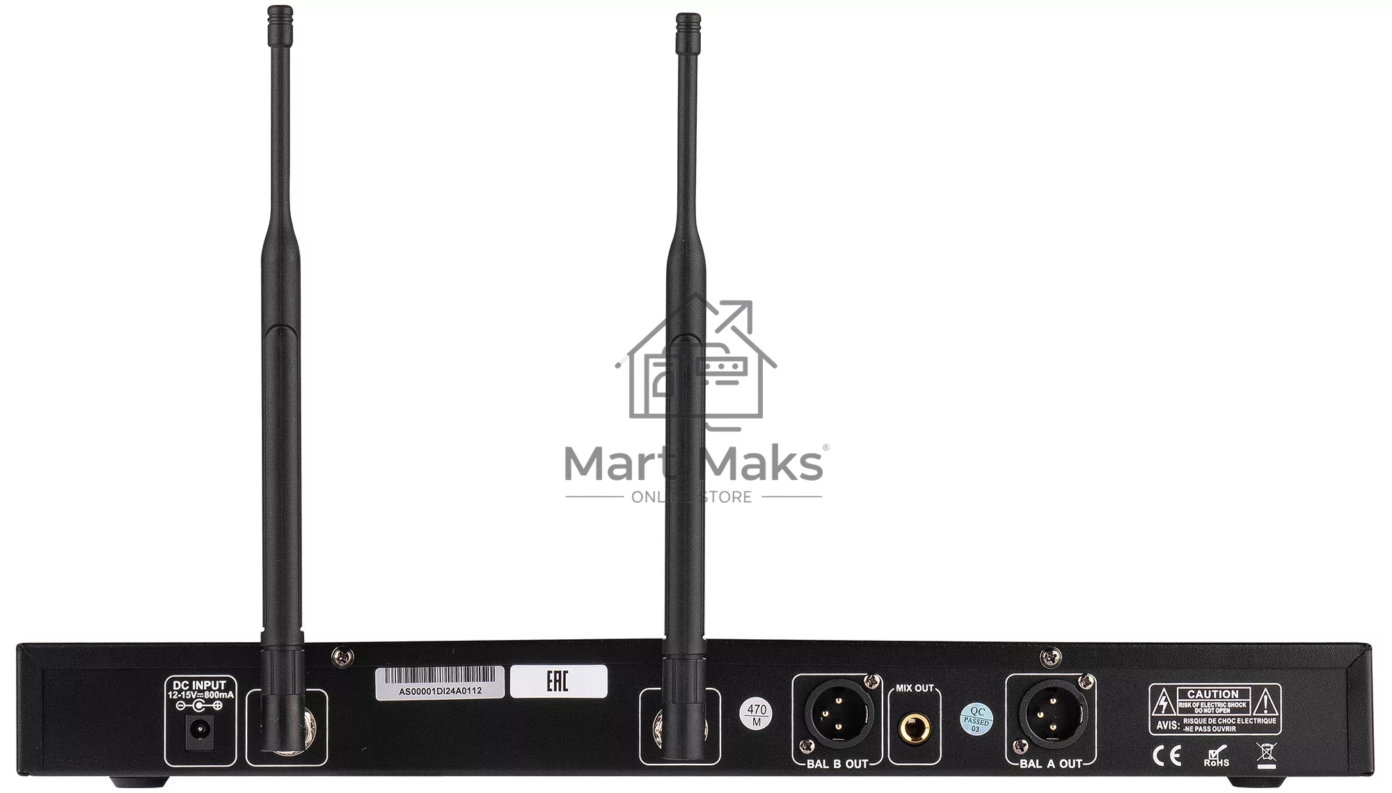 Радиосистема ITC T-521UL UHF двухканальная с двумя петличными микрофонами, LCD дисплей, True Diversity, частотный диапазон 470-510 MHz.