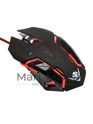 Мышь проводная Nakatomi MOG-20U черный, 2400 dpi, USB, кнопки - 6