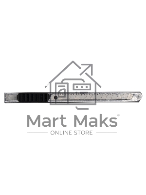 Нож канцелярский Silwerhof, ширина лезвия 9 мм, выдвижное лезвие фиксатор сталь серебристый пакет с европодвесом