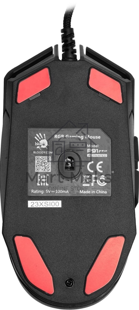 Мышь проводная A4Tech Bloody P91 Pro черный, 16000 dpi, USB, кнопки - 8