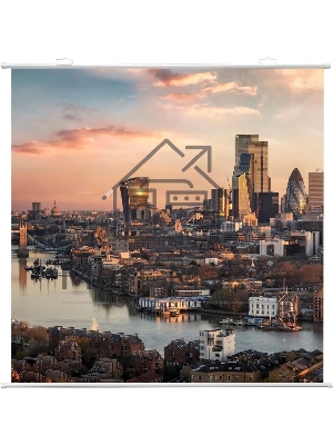 Проектор Cactus CS-PRC.04WT.Full HD-A + Экран CS-PSRM-180X180-WT LCD (1920x1080) 1000:1 ресурс лампы:50000часов 1xUSB typeA 1xHDMI 1.35кг