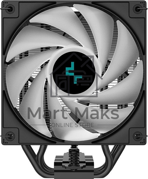 Кулер для процессора DEEPCOOL AG500 BK ARGB черный, 120 мм, алюминий/медь, 1850 об/мин, 29.4 дБ, 4 pin, 240 Вт, 155 мм