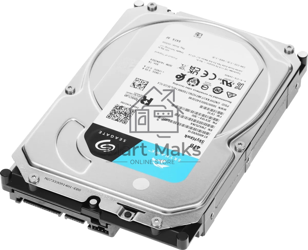 Жесткий диск Seagate 4TB Skyhawk (ST4000VX016) OEM Serial ATA III, 5400 rpm, 256mb, для видеонаблюдения