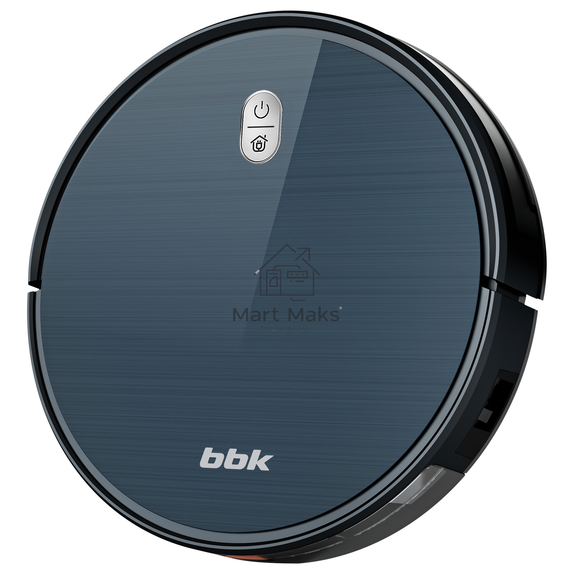 Робот-пылесос BBK BV3504 темный океан, 2600 мАч Li-Ion, уборка комбинированная, пылесборник контейнер 0.6 л