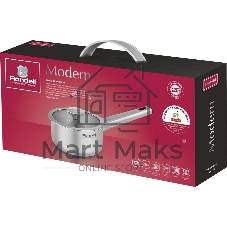 Ковш Rondell Modern RDS-1745, 0.9 л, с крышкой, сталь