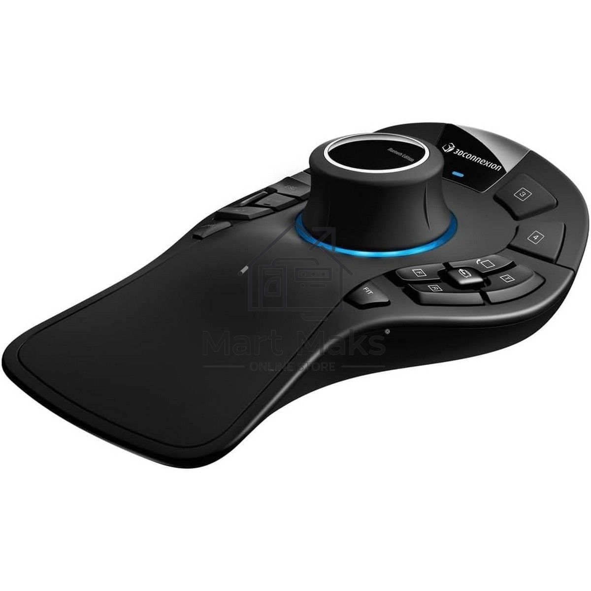 Мышь беспроводная/проводная 3DConnexion SpaceMouse Pro Wireless (3DX-700119) черный, радиоканал, Bluetooth, USB, кнопки - 15
