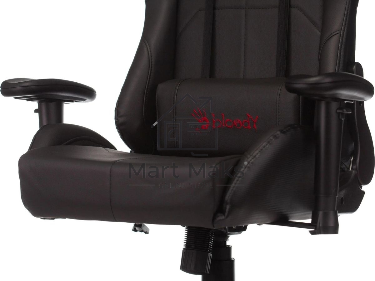 Кресло игровое A4Tech Bloody GC-550 черный, эко.кожа