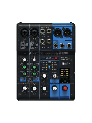 Пульт Yamaha [MG06X] 6-канальный микшерный пульт: макс. 2 микрофонных / 6 линейных входов (2 моно + 2 стерео) / 1 стереошина, микрофонные предусилители D-PRE, Фантомное питание +48 В, Высококачественные эффекты: SPX с 6 программами