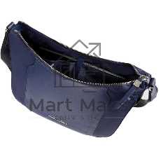 Сумка женская Piquadro Lyra BD6657W92T/BLU темно-синяя нейлон/натур.кожа