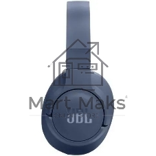 Беспроводные/проводные наушники JBL Tune 720BT синий, полноразмерные, Bluetooth + проводной, до 76 ч.