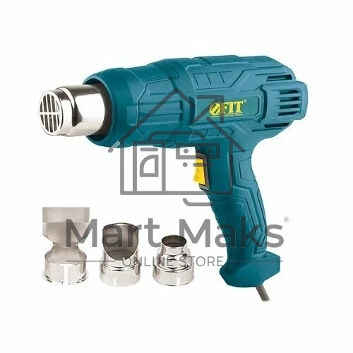 Фен технический FIT HG-2002 2000 Вт, 350/500 °C, 300/500 л/мин, коробка