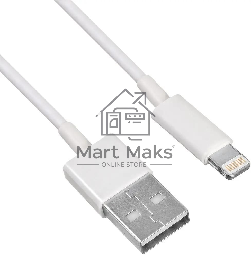 Кабель KingPrice KP-USBAL-1m USB (m)-Lightning (m) 1м белый