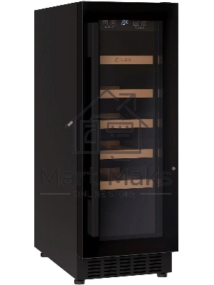 Винный шкаф LEX LWD3020BL 1-нокамерн. черный