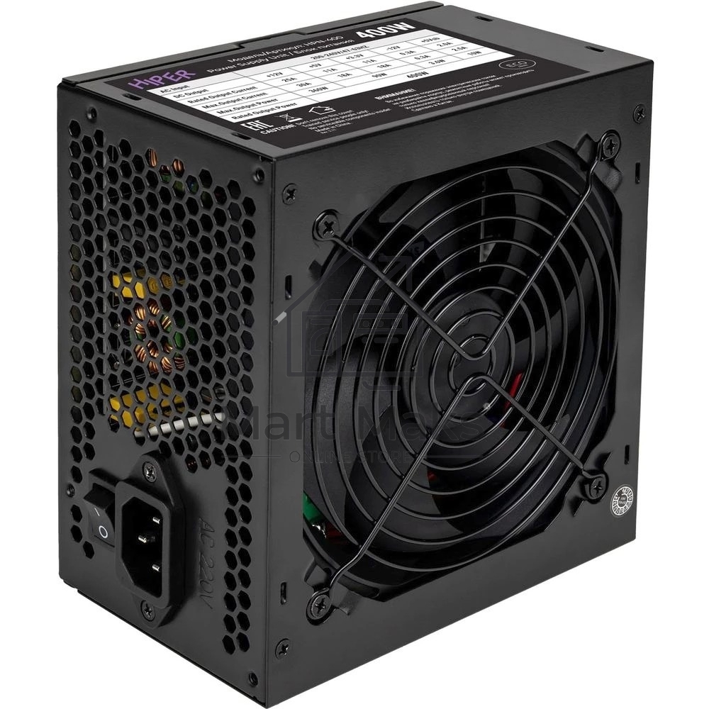 Блок питания HIPER ECO HPN-400, 400Вт, 120мм, черный