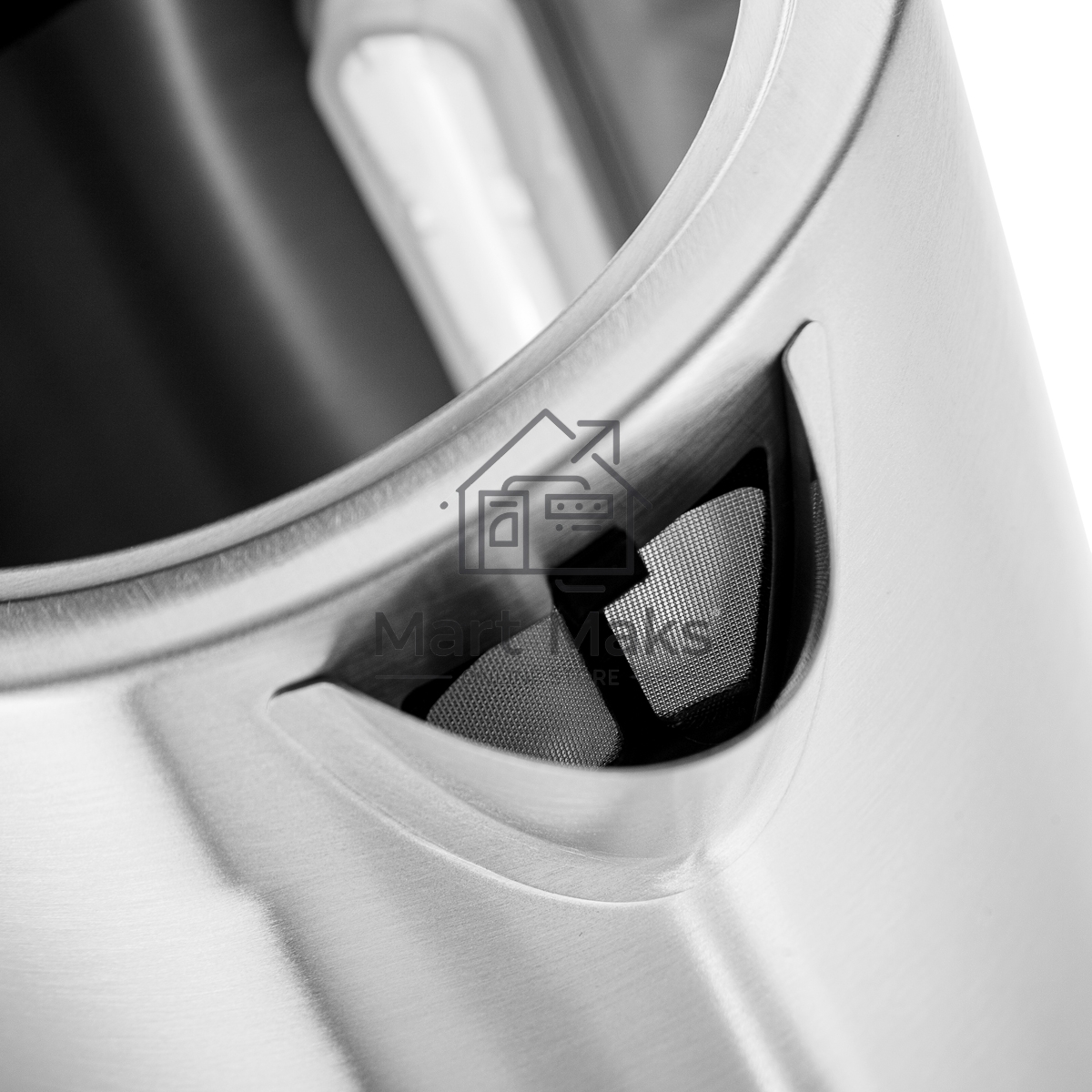 Чайник электрический BRAYER BR1060 2200 Вт, 1,7 л, стальной/черный