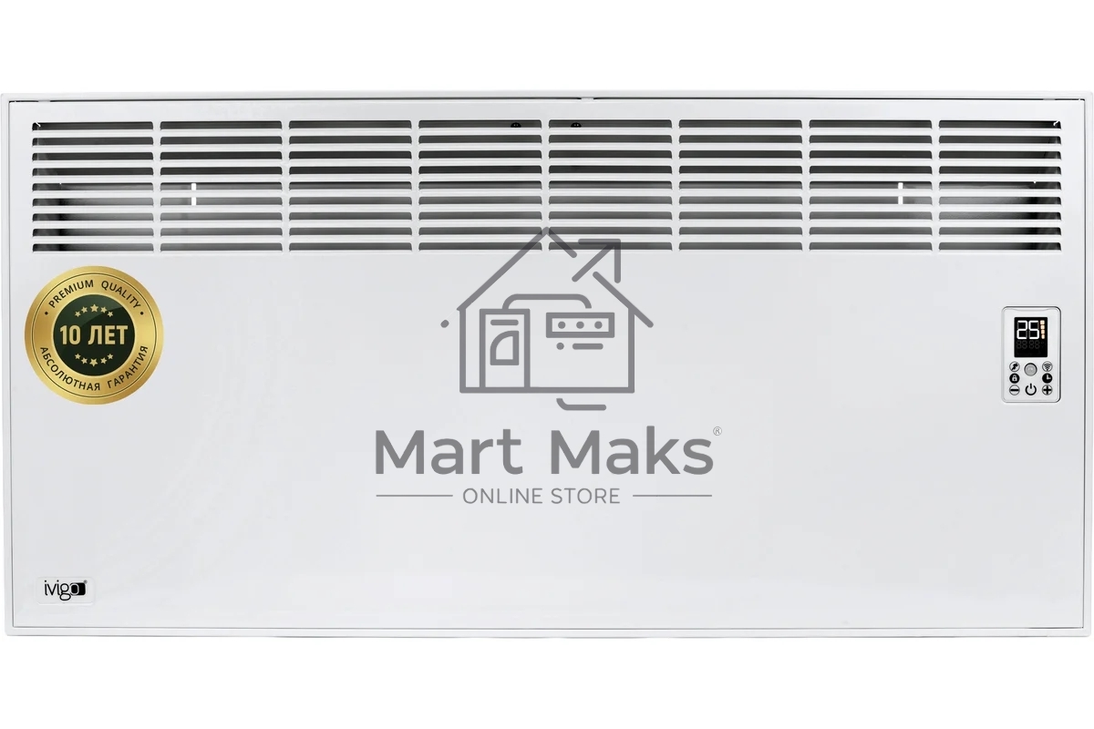 Электрический конвектор iVigo EPK4590P20 2000 Вт белый, WI-FI