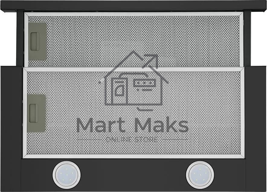 Вытяжка встраиваемая Maunfeld VS Light 60 черный, 60 см, 520 куб. м/ч, 56 дБ