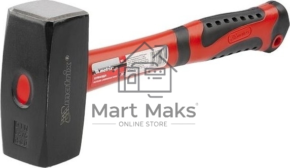 Кувалда Matrix 10920, 1500 г фибергласовая обрезиненная рукоятка