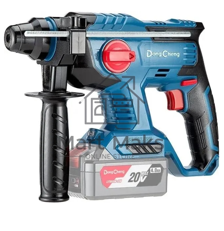 Перфоратор DongCheng DCZC22, SDS-plus, 20 В, 2,1 Дж, от аккумулятора