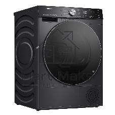 Сушильная машина Hisense DH5S902UB2 черный, 9 кг, сушка - конденсационная, программ - 17, 59.5 x 84.5 x 64 см