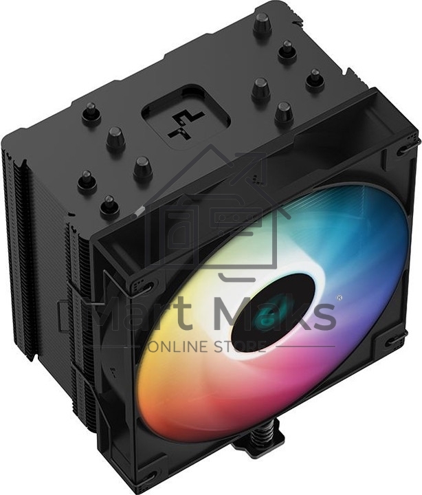 Кулер для процессора DEEPCOOL AG500 BK ARGB черный, 120 мм, алюминий/медь, 1850 об/мин, 29.4 дБ, 4 pin, 240 Вт, 155 мм