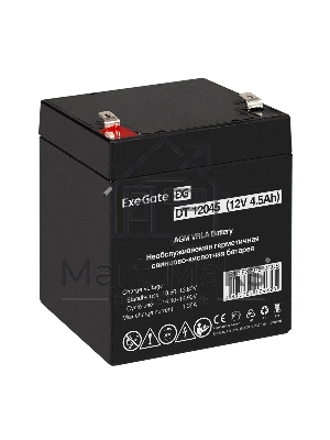 Аккумуляторная батарея ExeGate DT 12045 (12V 4.5Ah, клеммы F2)