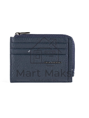 Чехол для кредитных карт Piquadro Modus Special PP4822MOSR/BLU, натур.кожа, синий