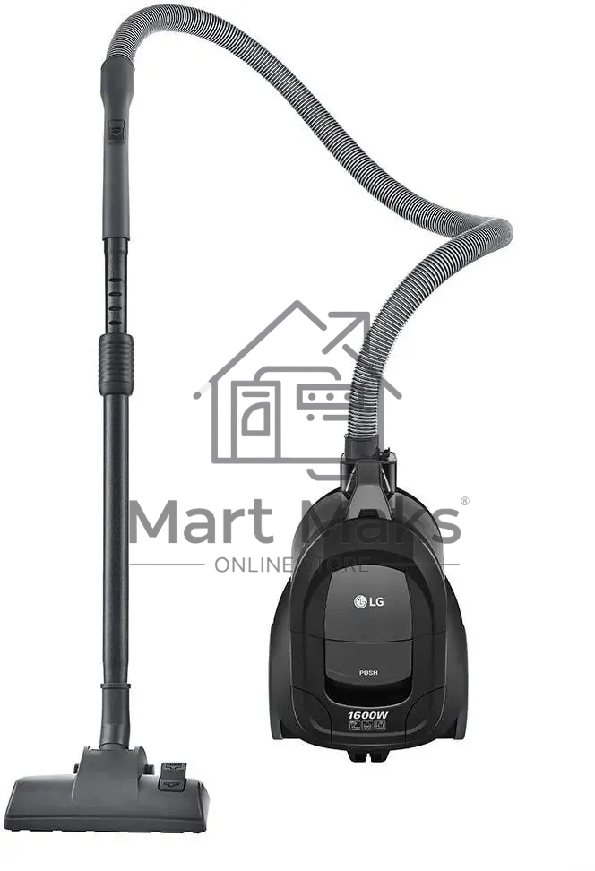 Пылесос LG VC5316NNTS серебристый/черный, 330/1600 Вт, уборка сухая, пылесборник контейнер 1.3 л