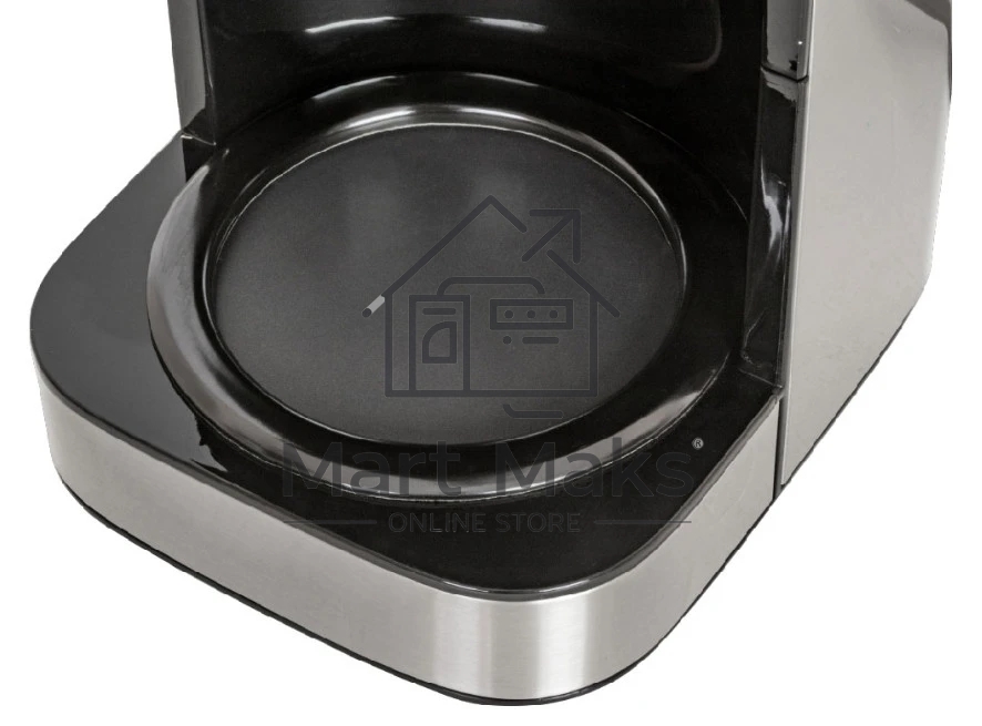 Кофеварка капельная Pioneer CM052D серебристый/черный, исп. кофе - молотый, 1.5 л, 900 Вт
