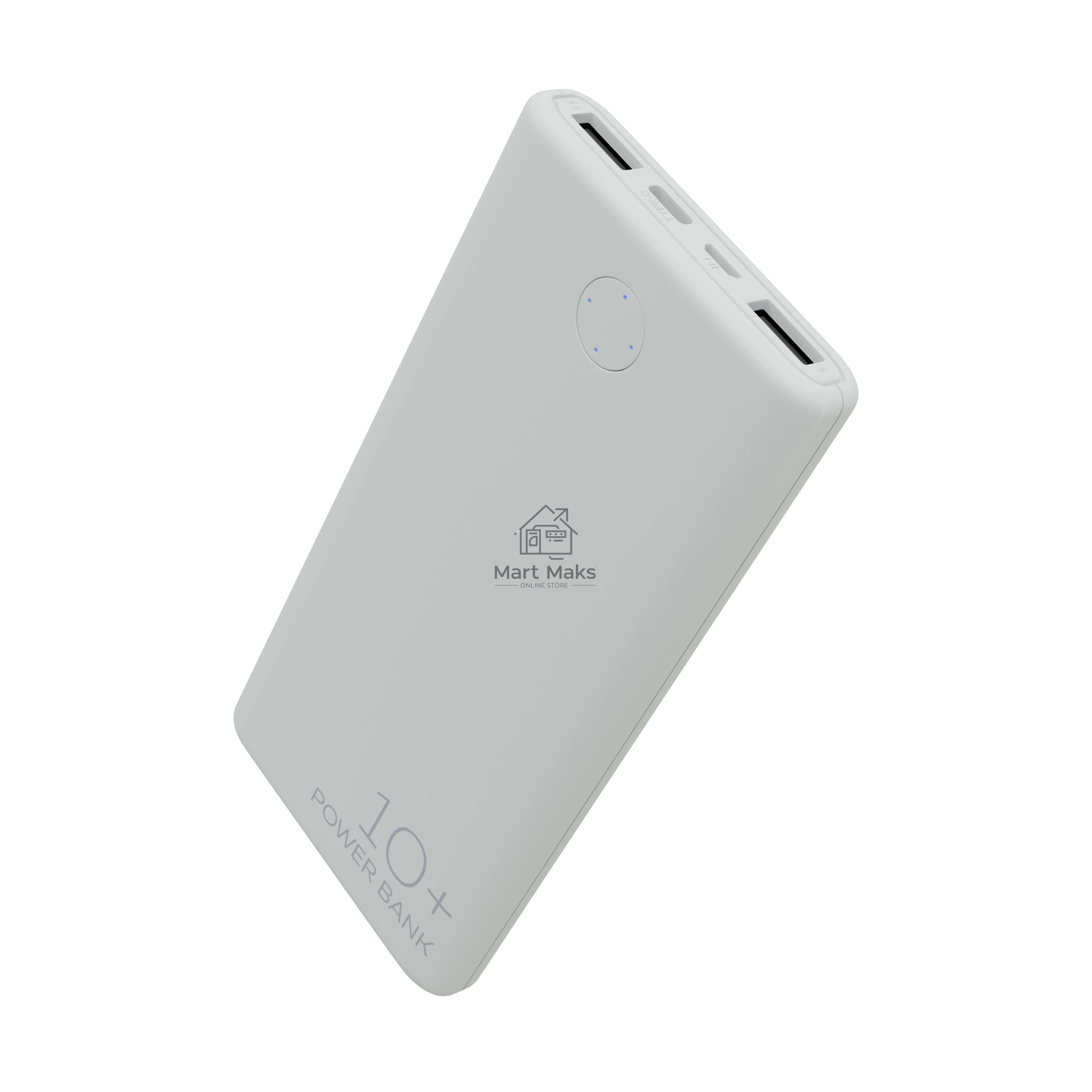 Портативный аккумулятор More choice (4610196408694) PB11-10 White 10000mAh 2USB