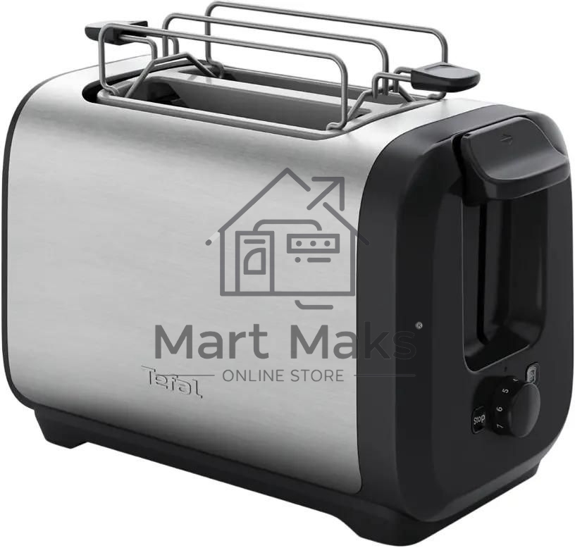 Тостер Tefal Express Metal TT5S1DE0, серебристый/черный 7211419524