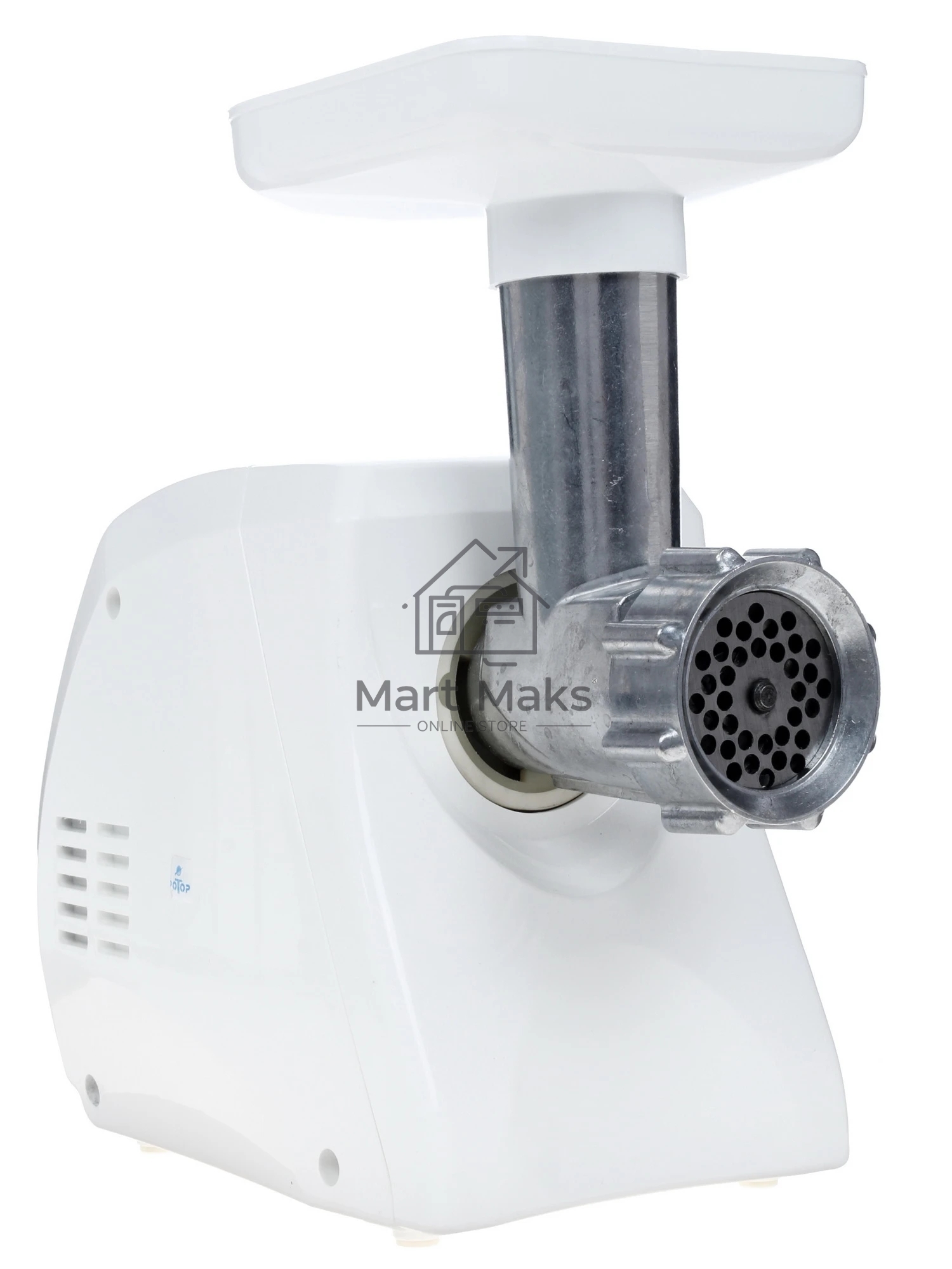 Мясорубка электрическая Ротор Альфа-р ЭМШ 35/250-2 белый, 1500 Вт, 0.6 кг/мин, реверс, защита от перегрузки, насадки - 2