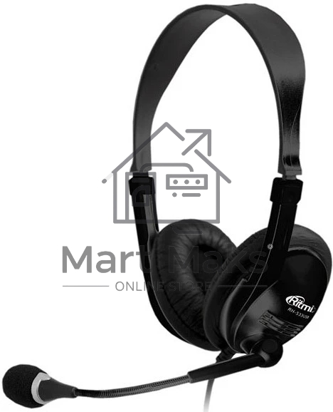 Гарнитура Ritmix RH-533 USB чёрный, проводная, USB