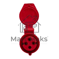 Розетка переносная PPC 224 3Р+РЕ 32А 380В IP44 Jazzway