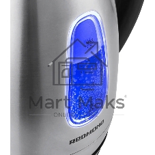 Чайник электрический Redmond RK-M183 1.7л. 2200Вт серебристый (корпус: металл)