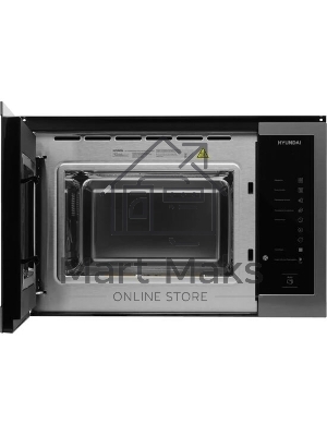 Микроволновая печь Hyundai HBW 2560 DX черная сталь 25л 1450Вт сенсор