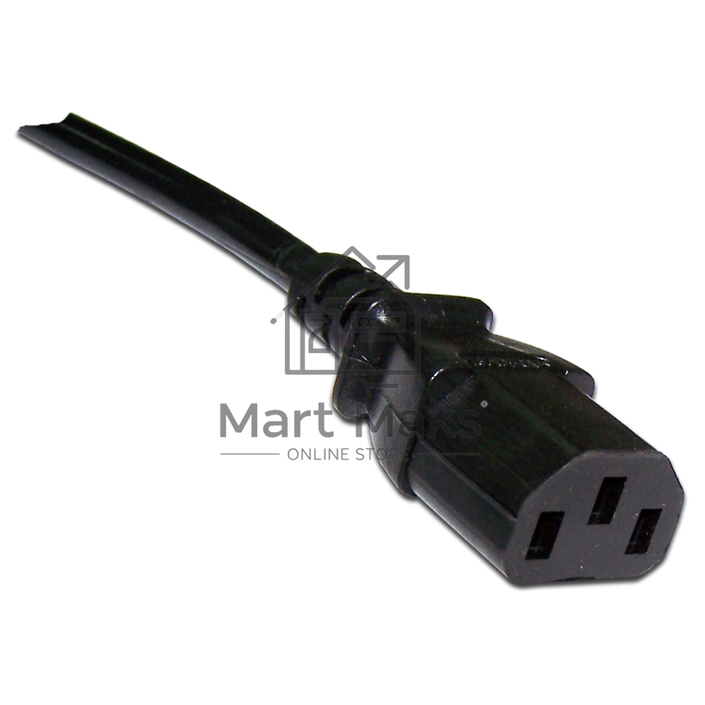 Шнур питания Lanmaster LAN-PP13/SHA-1.5-BK C13-Schuko проводник.:3x0.75мм2 1.5м 220В 10А черный