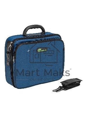 Сумка для инструмента (кейс монтера) Сибртех 365х300х110 мм, 10 карманов, наплечный ремень