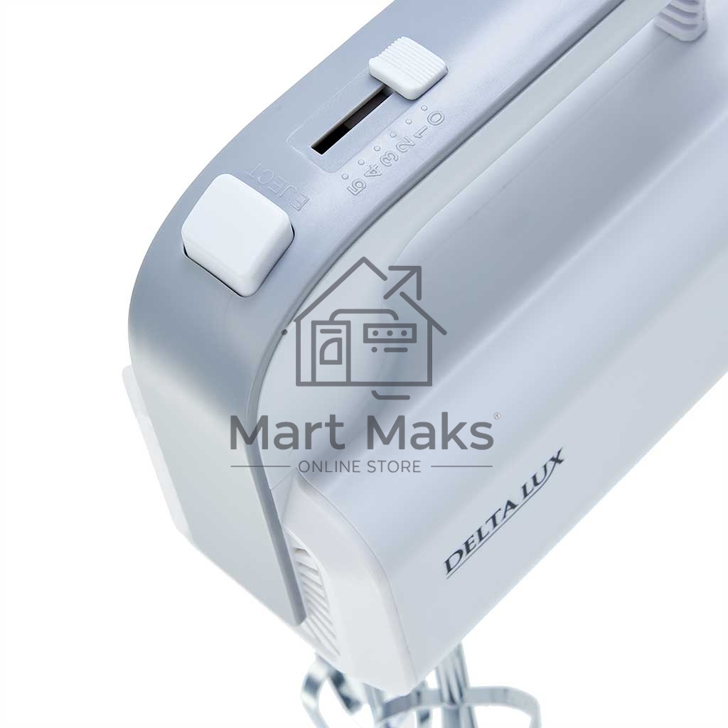 Миксер DELTA LUX DE-7702 белый с серым