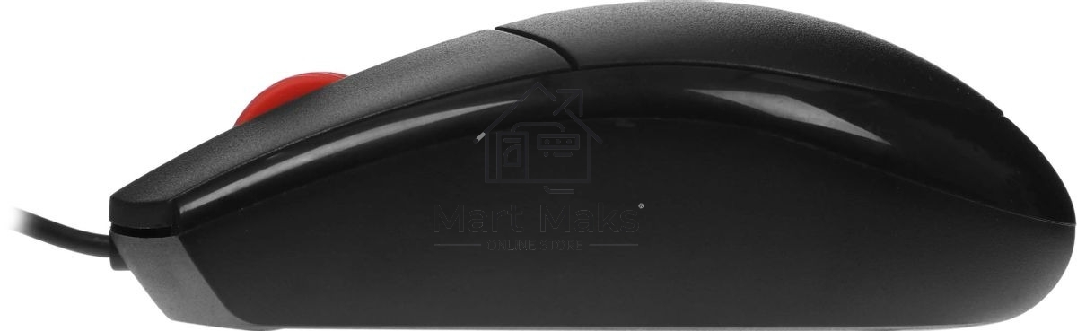 Мышь проводная Defender Delta MM-523 черный, 1000 dpi, USB, кнопки - 3