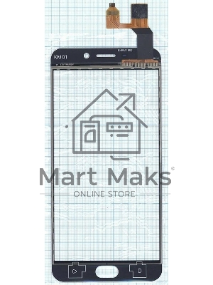 Сенсорное стекло (тачскрин) для OPPO R9, белое